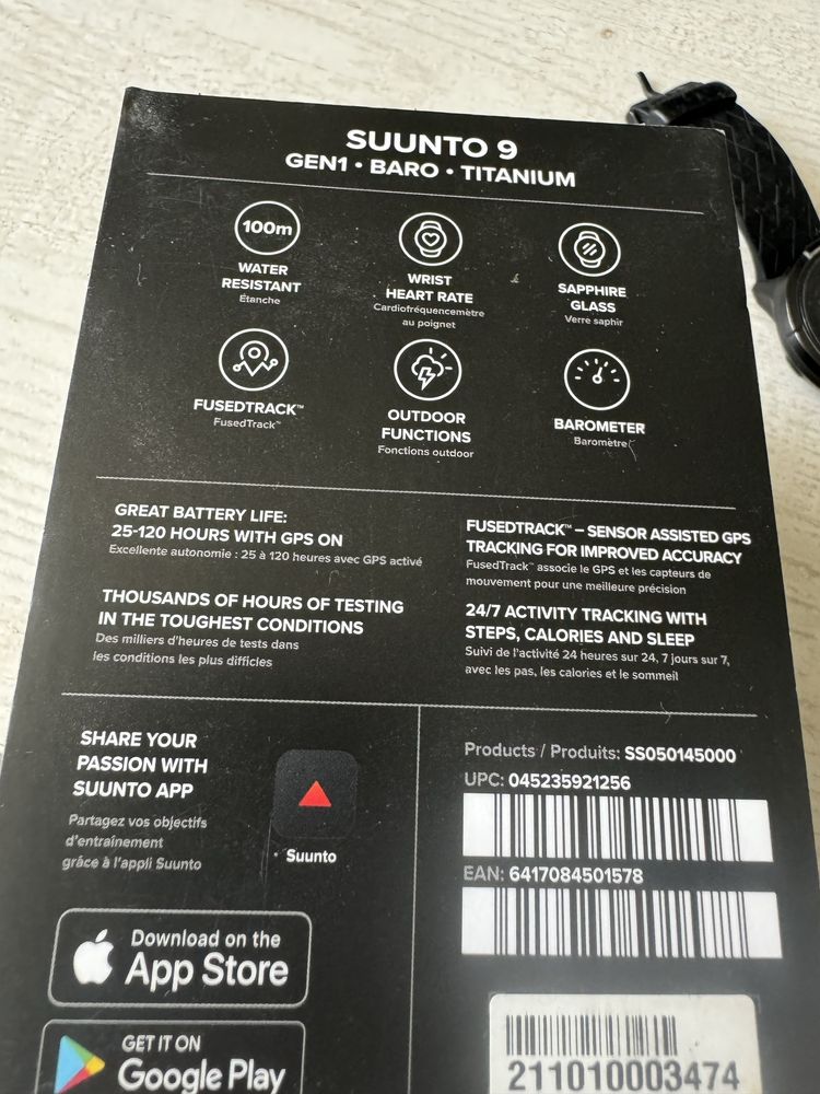 Suunto 9 Baro Titanium