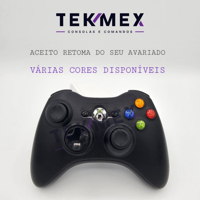 Comando xbox 360 aceito retoma do seu avariado