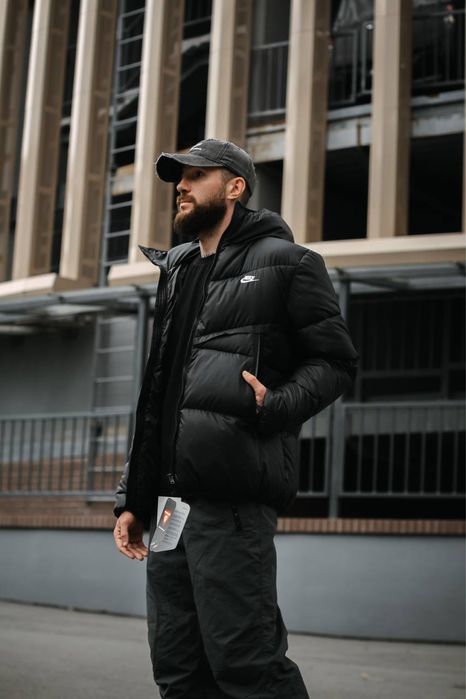 Пуховик Nike Storm-Fit Primaloft/ зимня чоловіча куртка найк шторм фіт