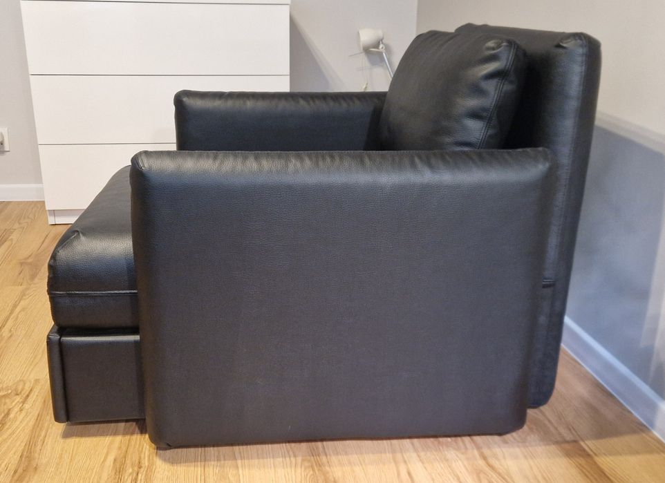 Fotel, sofa rozkładana, amerykanka, IKEA