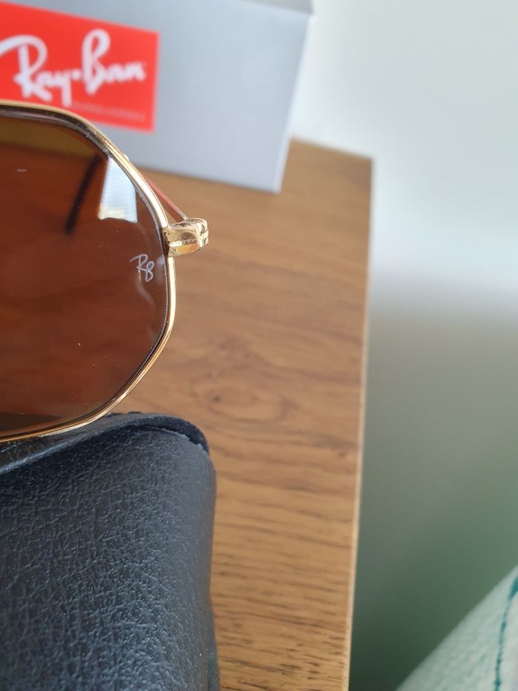Ray-Ban RB3556N Octagonal Okulary przeciwsłoneczne Oryginał