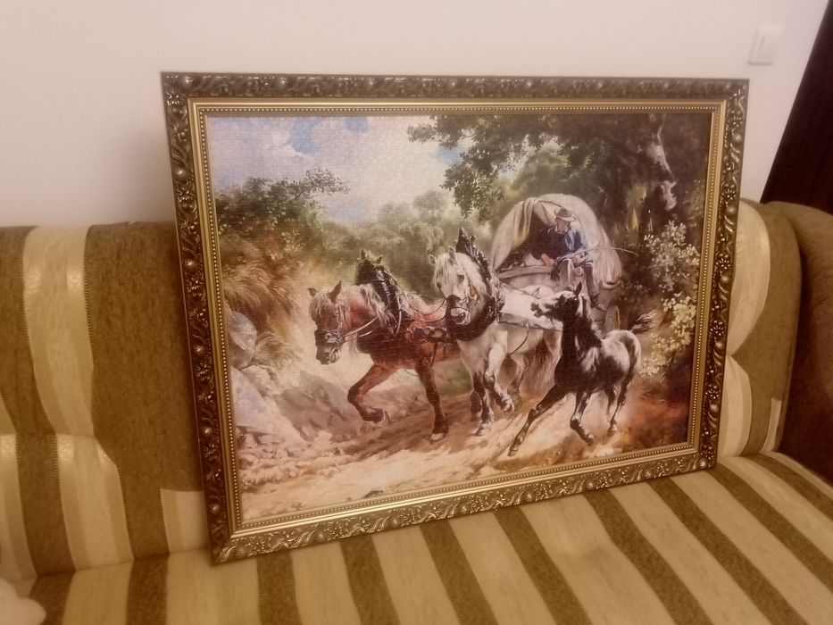 Obraz  w pięknej ramię 100x80