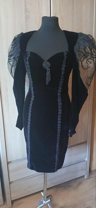 Sukienka kolekcjonerska lata 80te Vintage Karen Okada