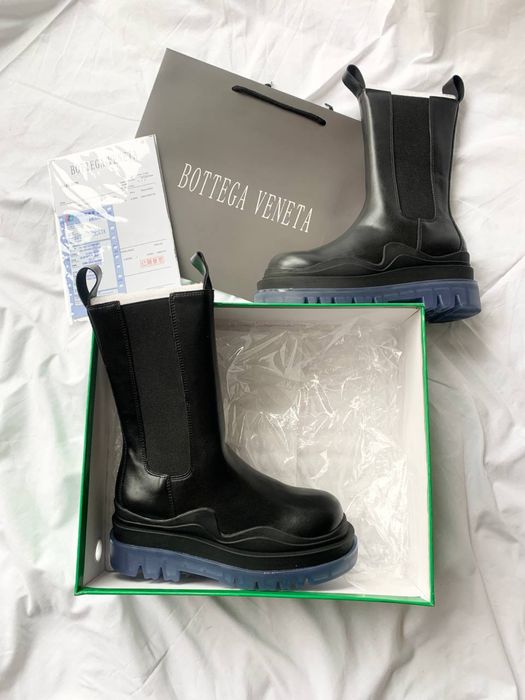 Bottega Veneta Tire Black Blue