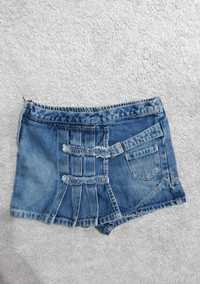 Spodenki spodenko- spódniczka jeansowa 6 lat 110 116 cm