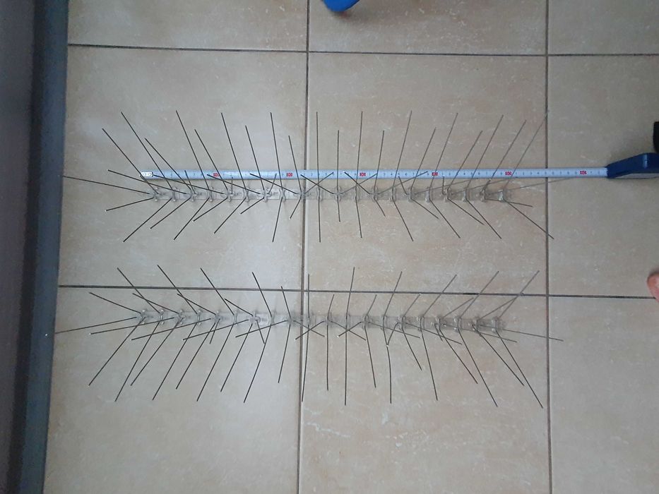 Kolce nierdzewne na gołębie