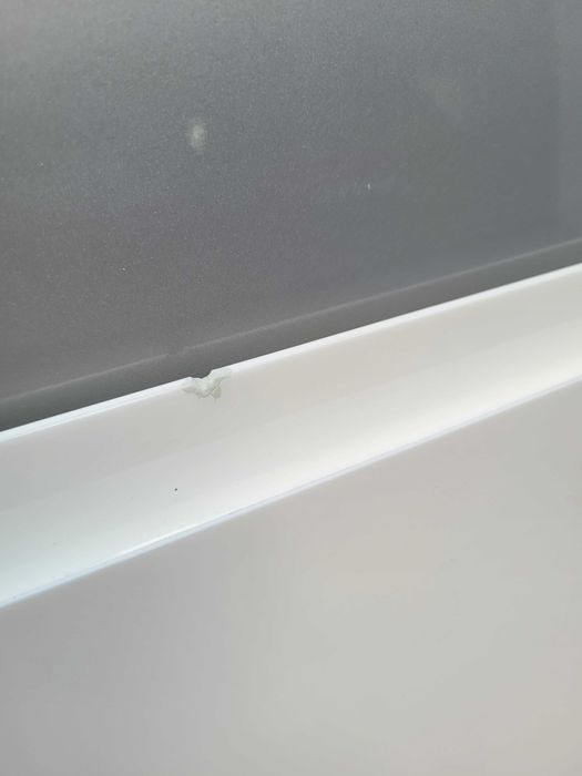 Fronty meblowe lakierowane białe zabudowa lodówki szafki