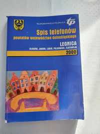 Książka telefoniczna powiatów województwa dolnośląskiego Legnica 2000r