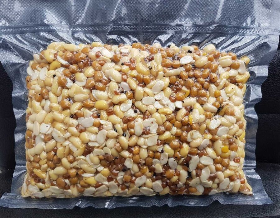 Mix ziaren Soja/Łubin/Pszenica 1 kg GOTOWA zanęta