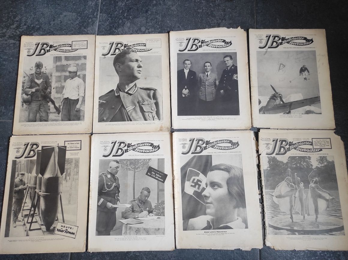 Gazety wojenne Illustrierte Beobachter 43 szt