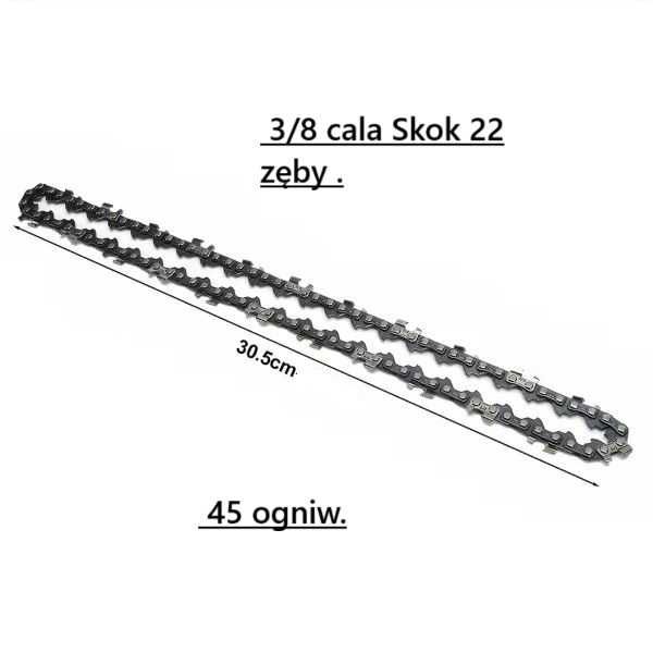 Łańcuch do piły elektrycznej cięcie drewna.  3/8 cala .30,5 cm.