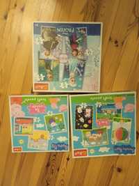 Puzzle, 3 szt, Peppa, Elza