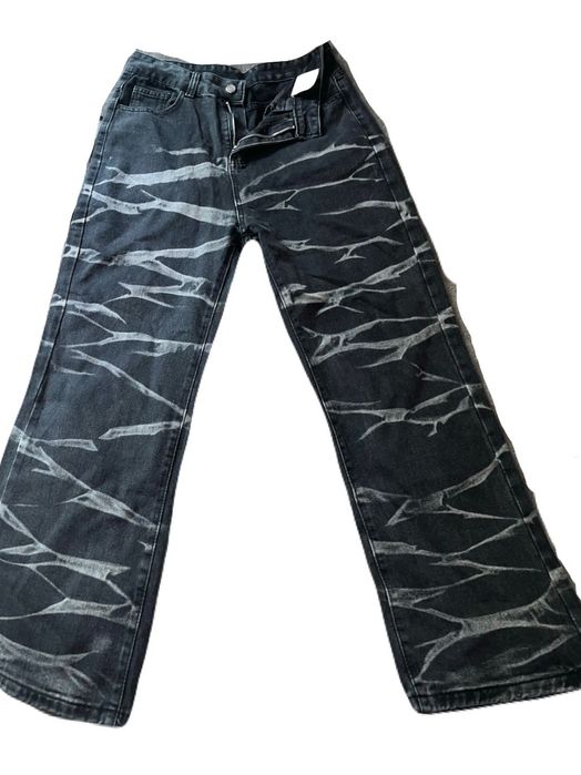 Джинси з модним принтом