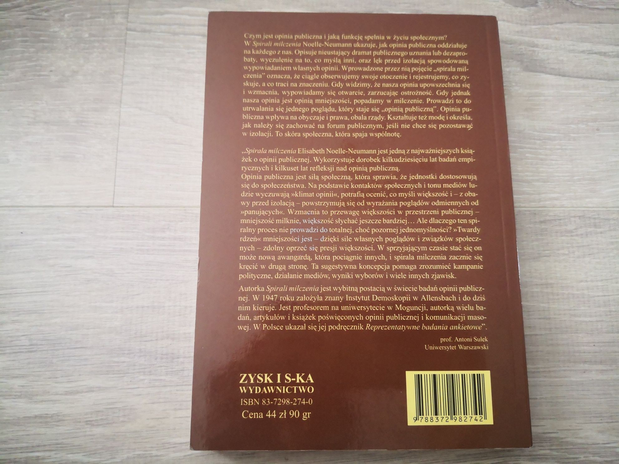 Spirala milczenia : Elisabeth Noelle-Neumann