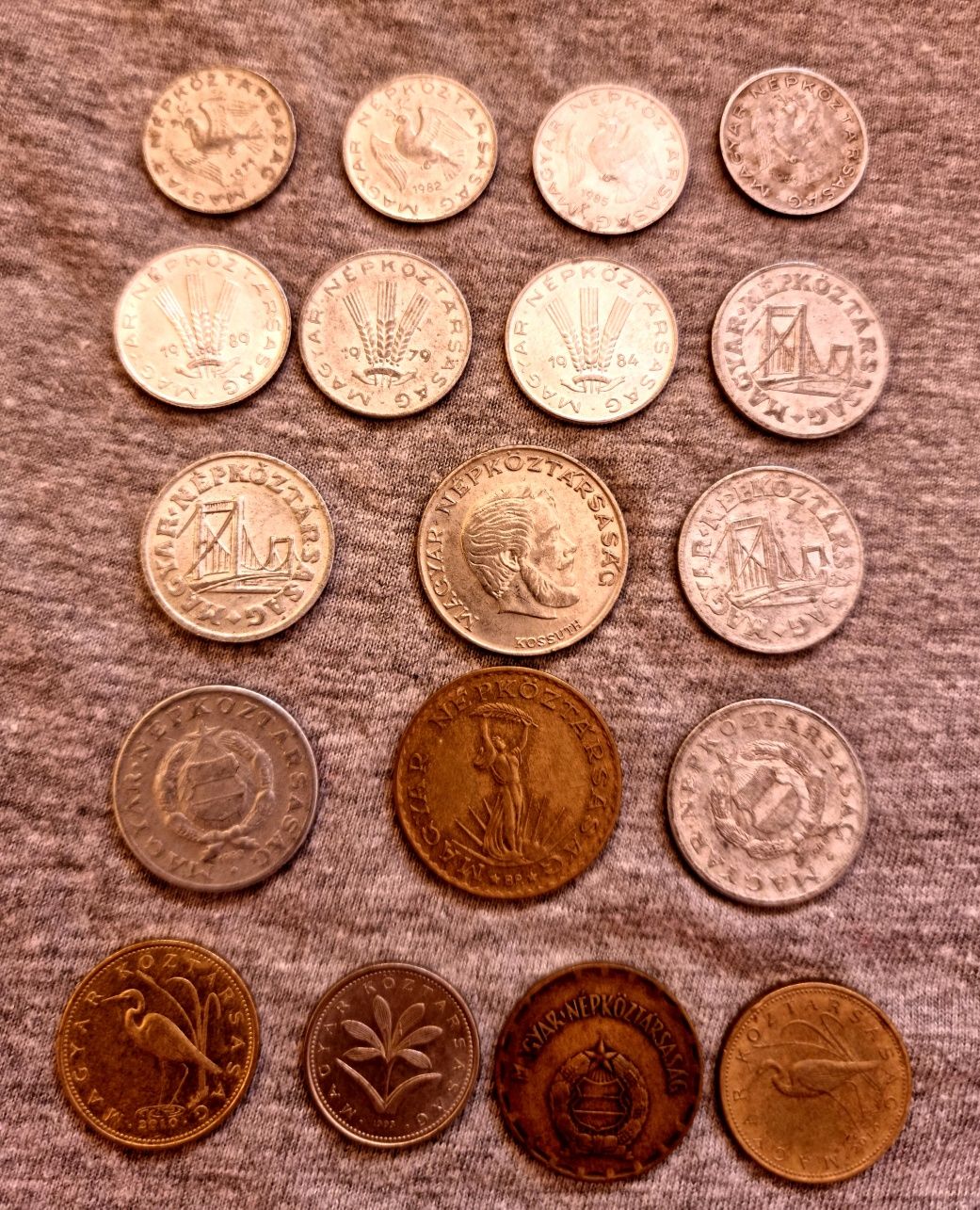 Monety: Węgry, Rumunia, Bułgaria