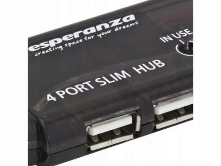 HUB Rozdzielacz USB 4 porty USB 2.0 Esperanza