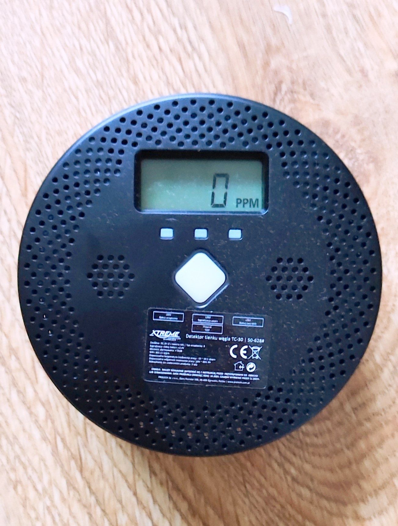 Czujnik czadu Firesco FCO-850 WF detektor tlenku węgla WiFi Smart Tuya