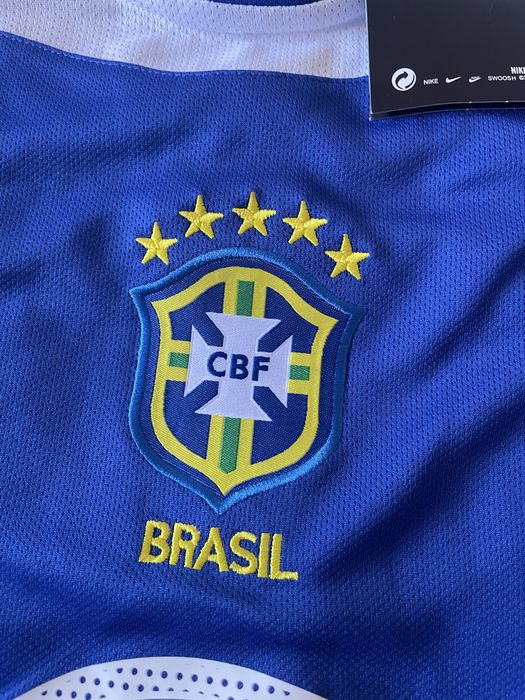 Camisola Alternativa Brasil 04/06- Ronaldinho 10