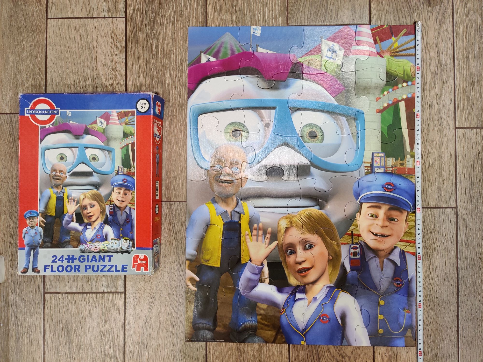 Puzzle Zawiadowca Ernie 24szt. maxi puzzle 3+ lokomotywa Tomas pociąg