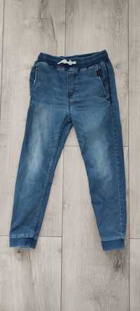Spodnie chłopięce miękki jeans 146