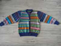 Ręcznie robiony sweter/kardigan vintage