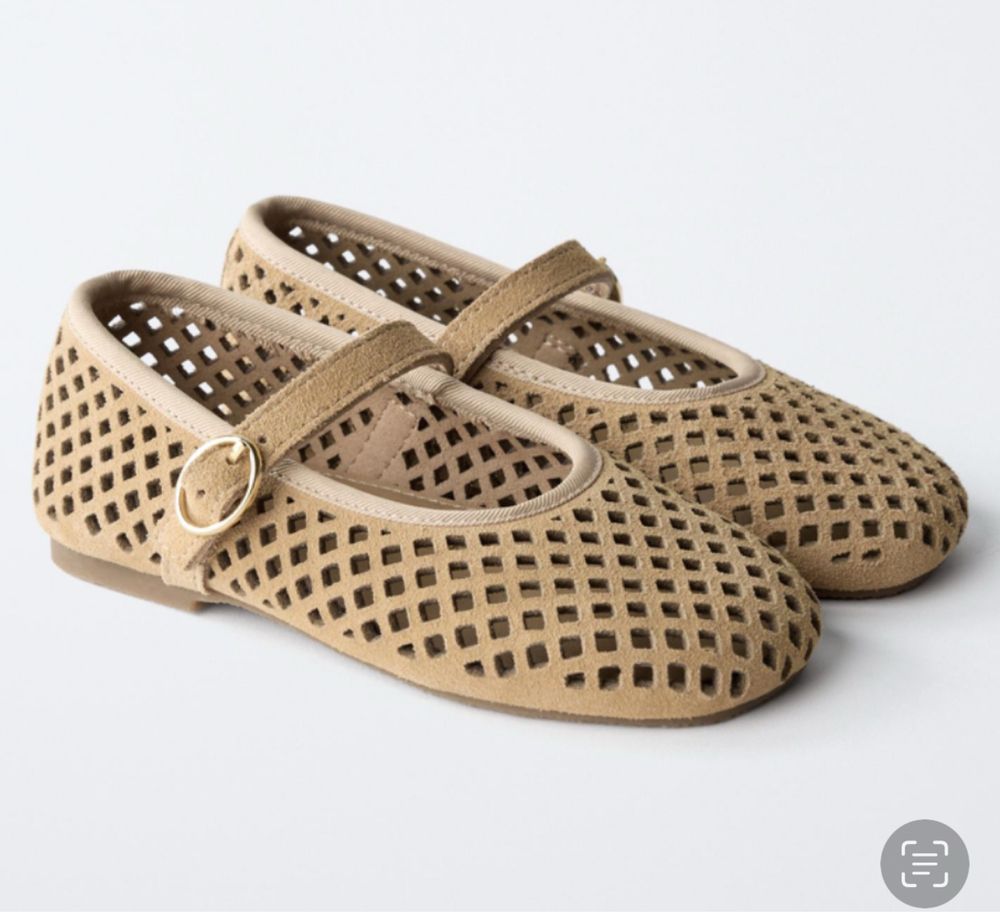 Шкіряні балетки Zara 26