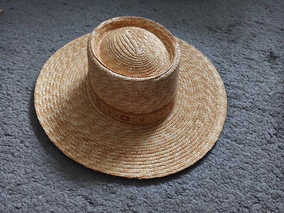 Nowy z metką kapelusz słomiany Luck model Bloom 57cm