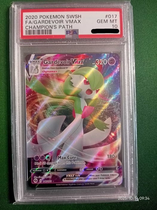 Pokemon PSA 10 Karty Koraidion Miraidion Unown Gardevoir Ledian