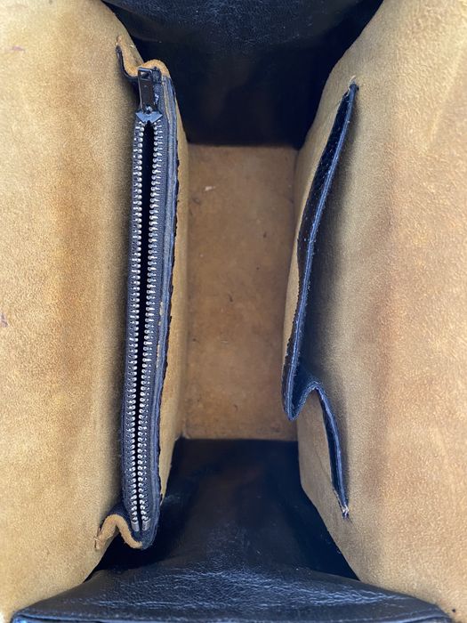 Mala em pele de cobra vintage genuina