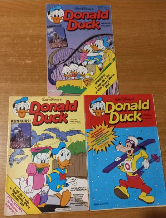 Komiksy gazetki kaczor Donald donald duck