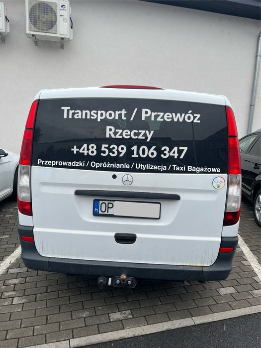 Transport/Przeprowadzki/Bus/Przewóz Rzeczy/Taxi Bagażowe/Utylizacja