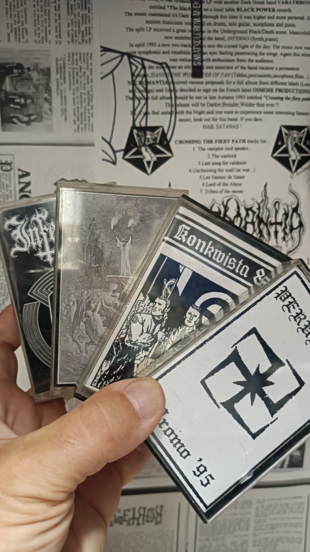 Black death Metal hard rock kaseta magnetofonowa