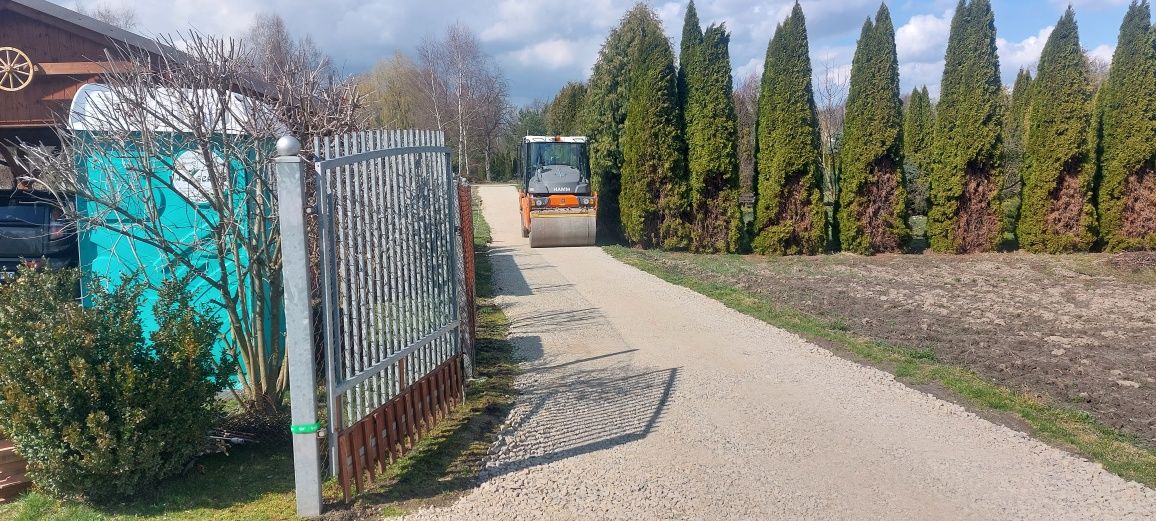 Koparko Ładowarka,  Minikoparka, , Budowa Dróg , Fundamenty, Wozidło 3