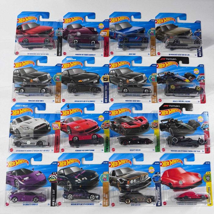 Машинки Hot Wheels Mercedes-Benz 500 E '70s vs. '90s  Хот вілс БМВ