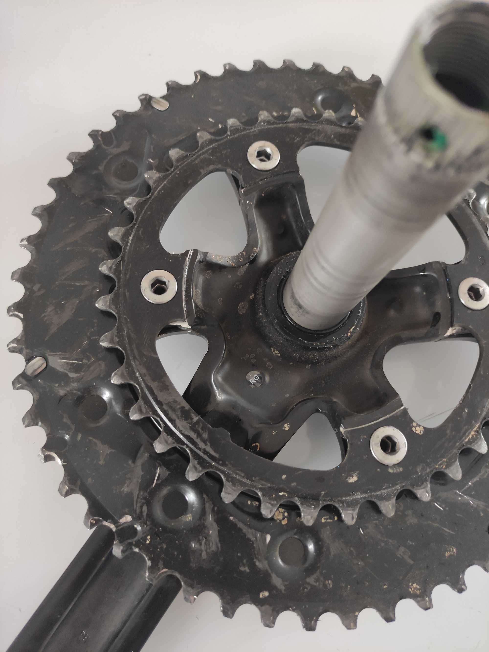 Mechanizm korbowy 2 rzędowy Shimano