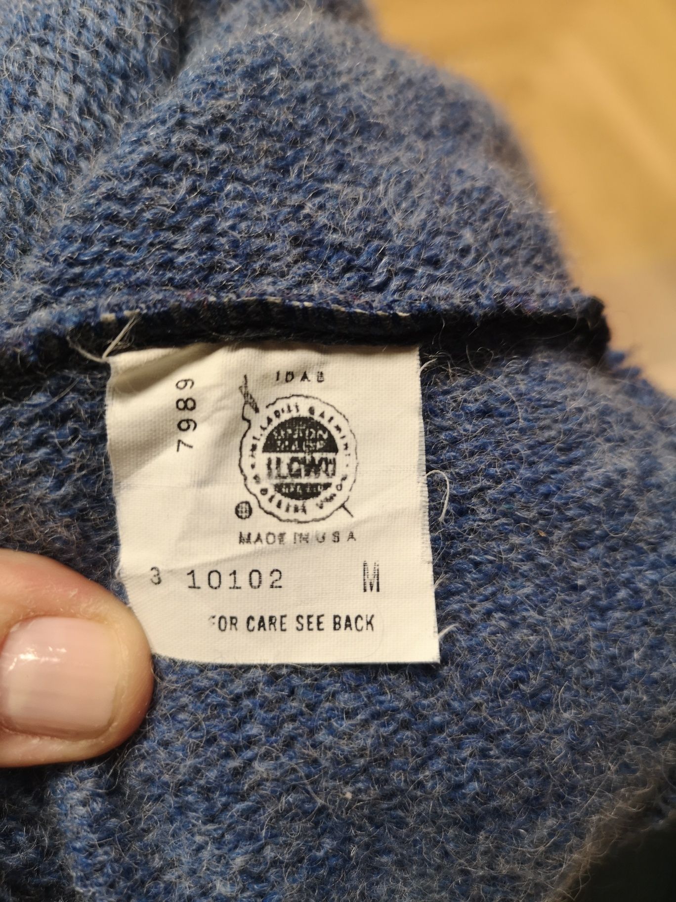 Sweter męski rozm. M wełniany
