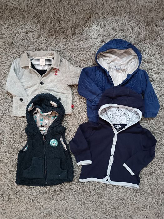 Paczka ubranek dla chłopca rozm 74 58sztuk