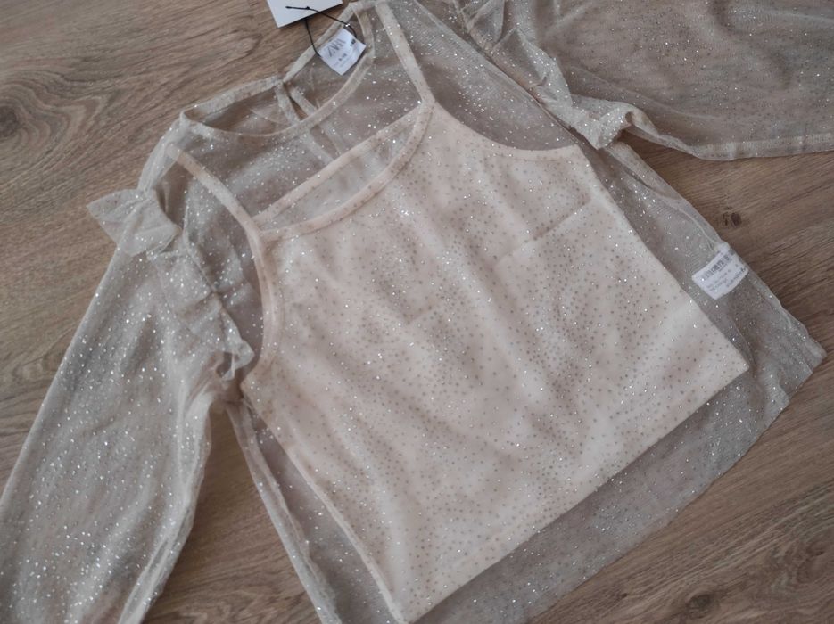 Блузка, кофтинка Zara для дівчаток 9-10 років
