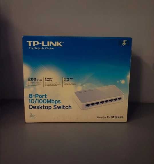 Switch TP-Link 8 Portas 10/100Mbps