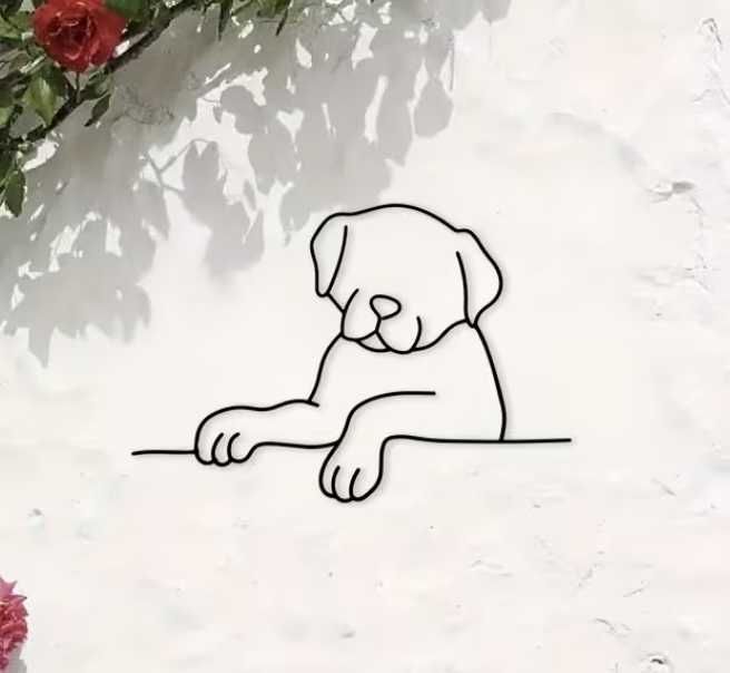 Nowa dekoracja ścienna piesek