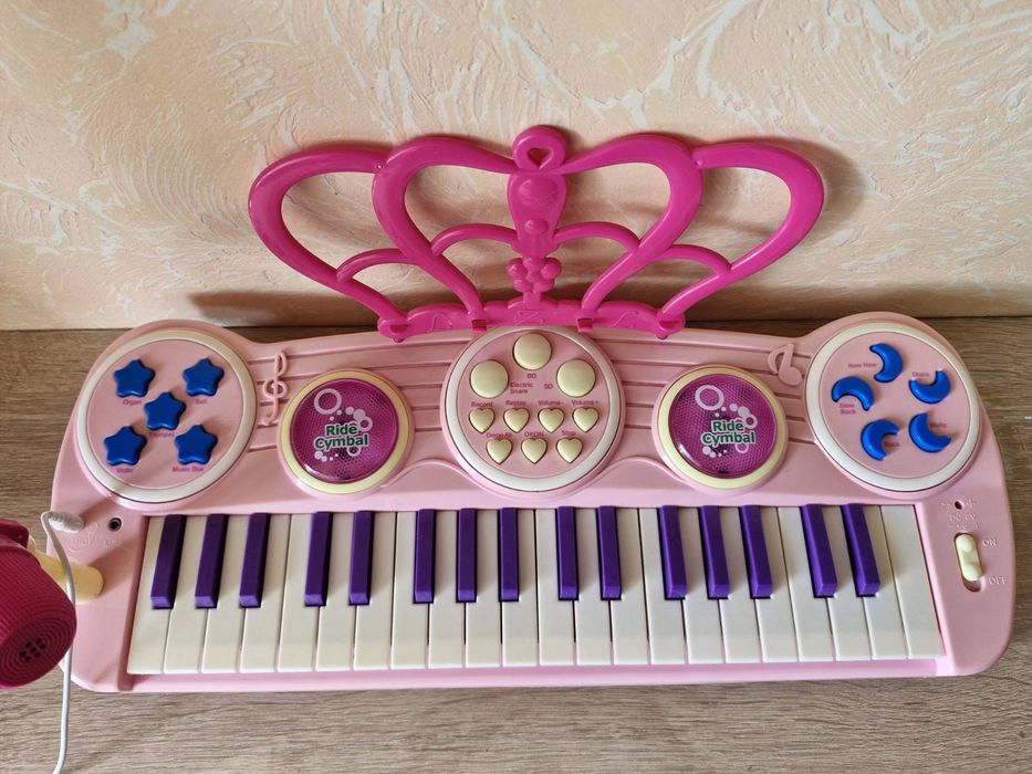 Синтезатор пианино детский с микрофоном