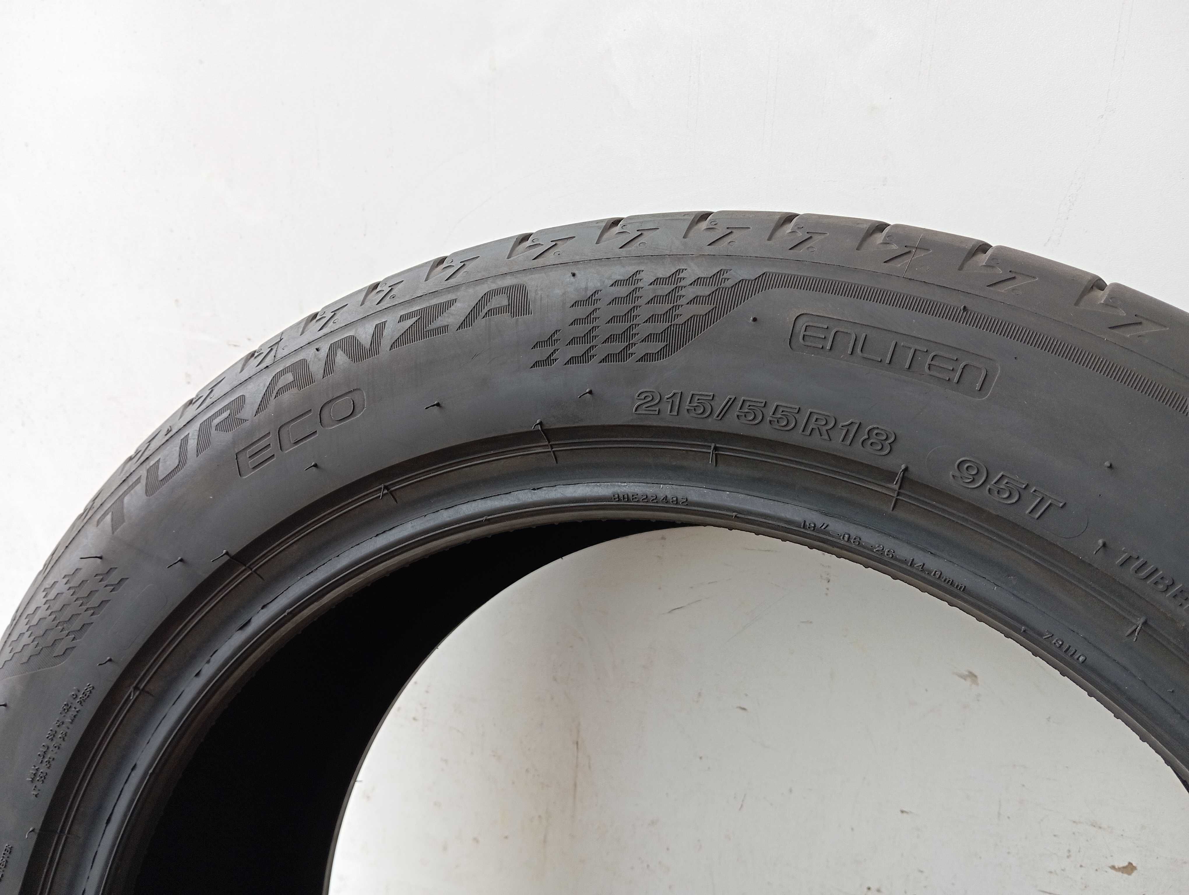 1x 215/55 R18 95T Bridgestone Turanza Eco Enliten 2023r 5,2mm