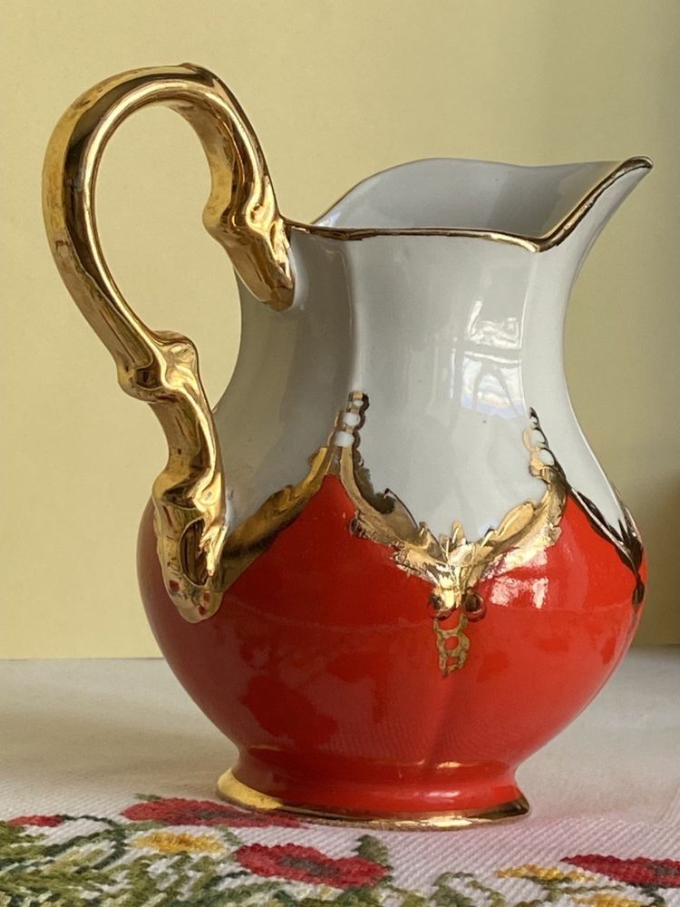 Молочник фарфор Бутон, сервиз, посуда, порцеляна