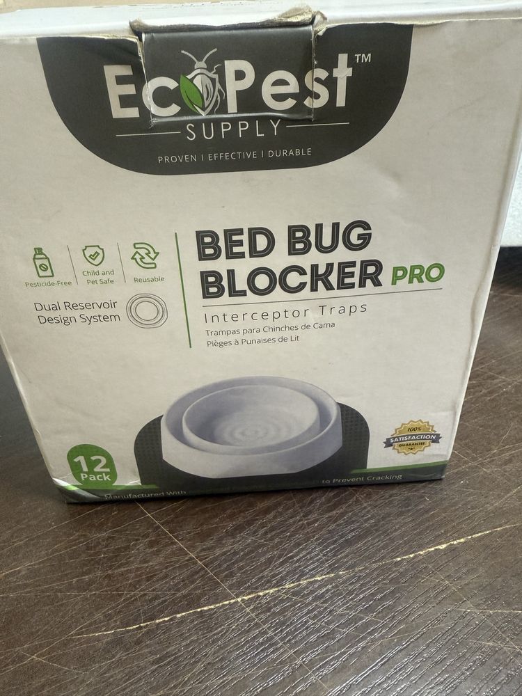 Bed Bug Blocker (Pro) Pułapka na owady (biała)  12 szt.