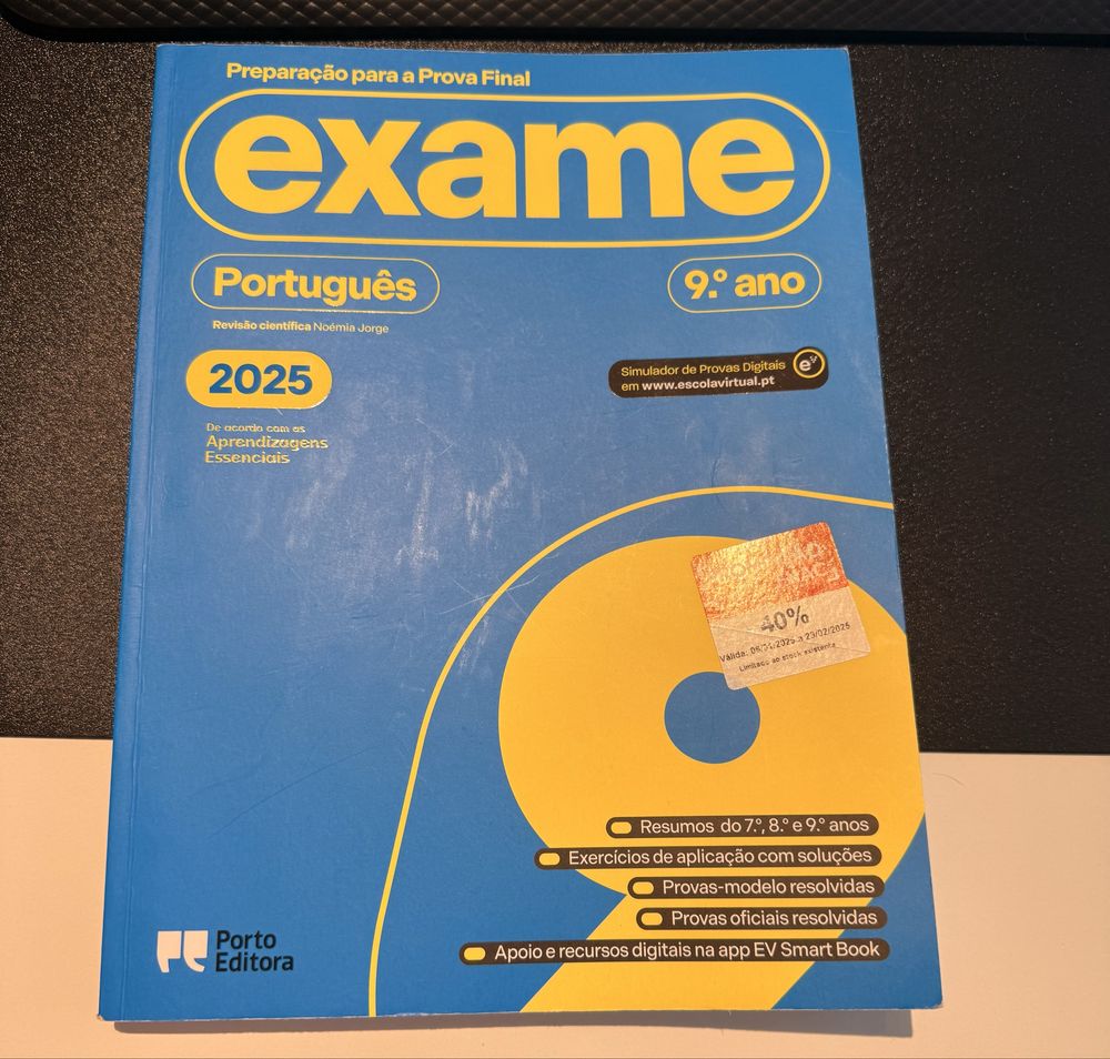 Livro de pteparacao para a prova final de portugues