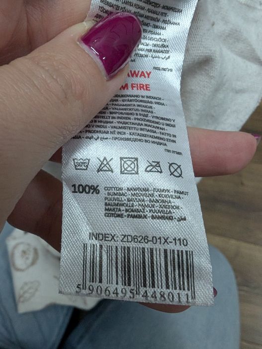 Piżamka w jeże koszula