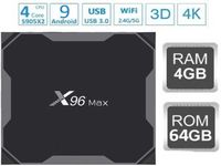Андроид 9 смарт тв приставка X96 MAX Plus + 4gb 64gb S905X3 + Гарантия