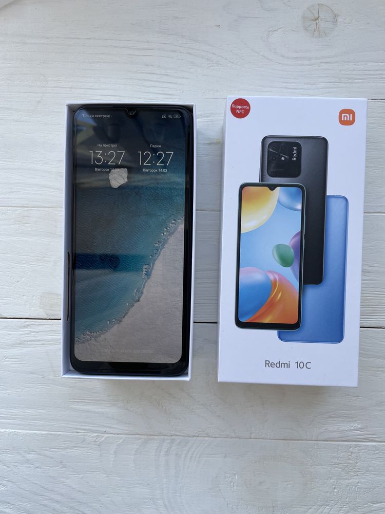 Смартфон Xiaomi Redmi 10C 4/64Gb Graphite Gray