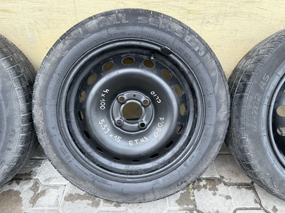 Felgi Stalowe 15” 4x100 Renault Clio III 3 Twingo Toyota Daihatsu Kia