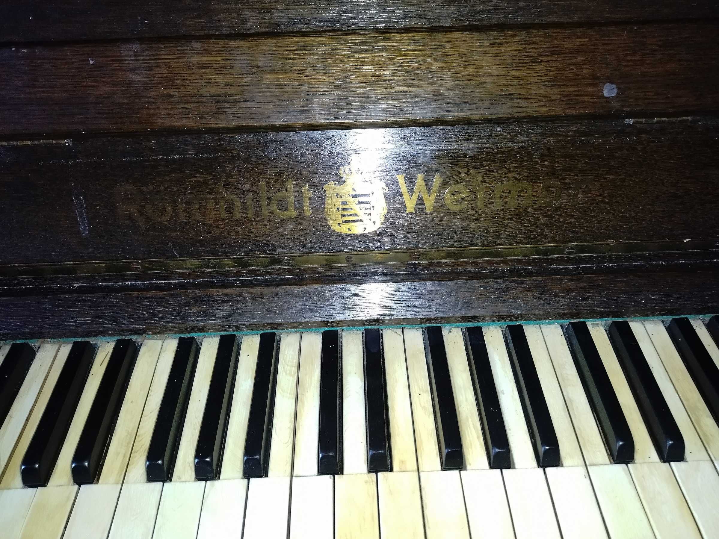 Антикварное немецкое пианино  Romhildt Weimar  №11847